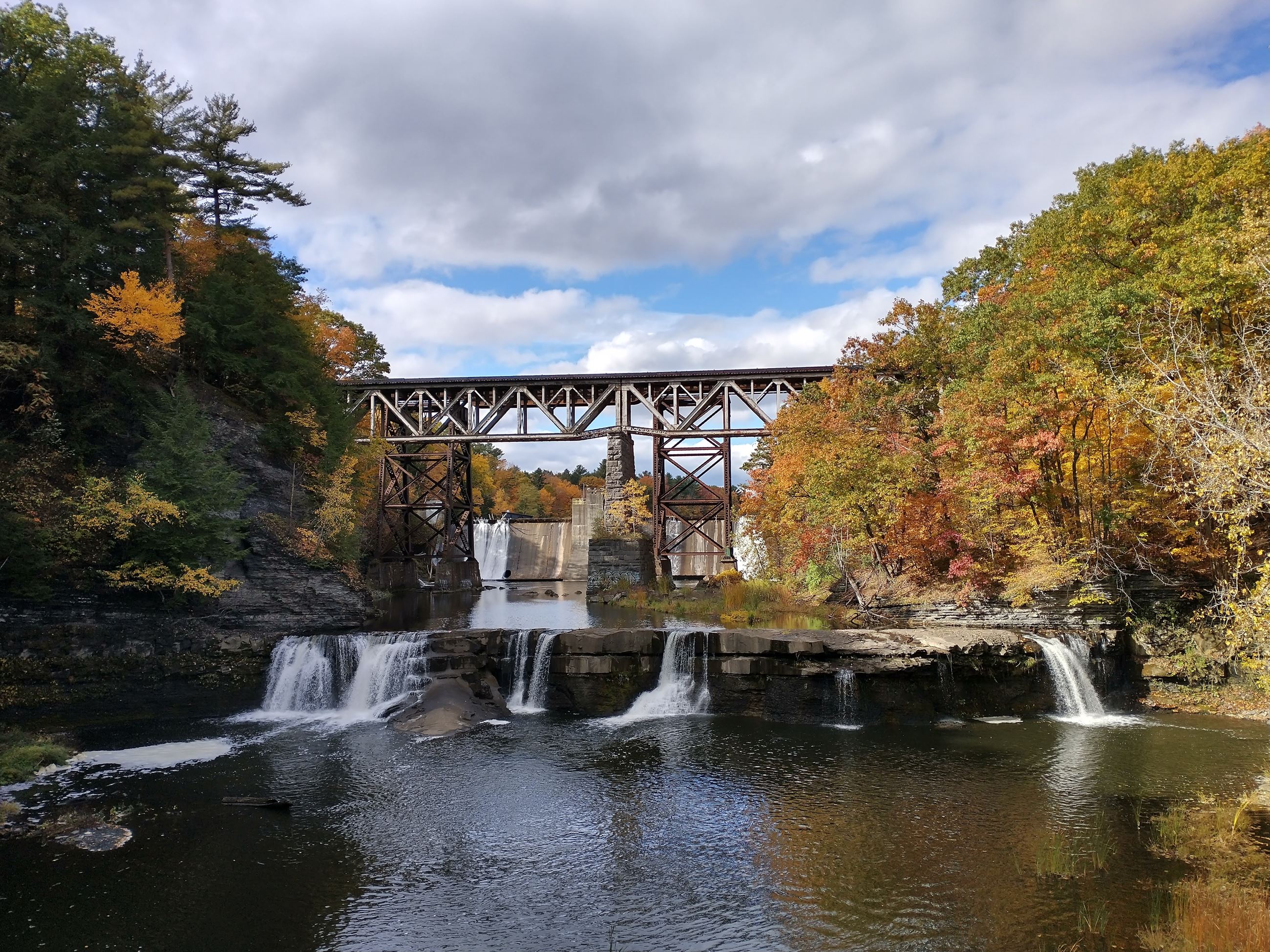 Frenchs Hollow Falls Fall Foliage