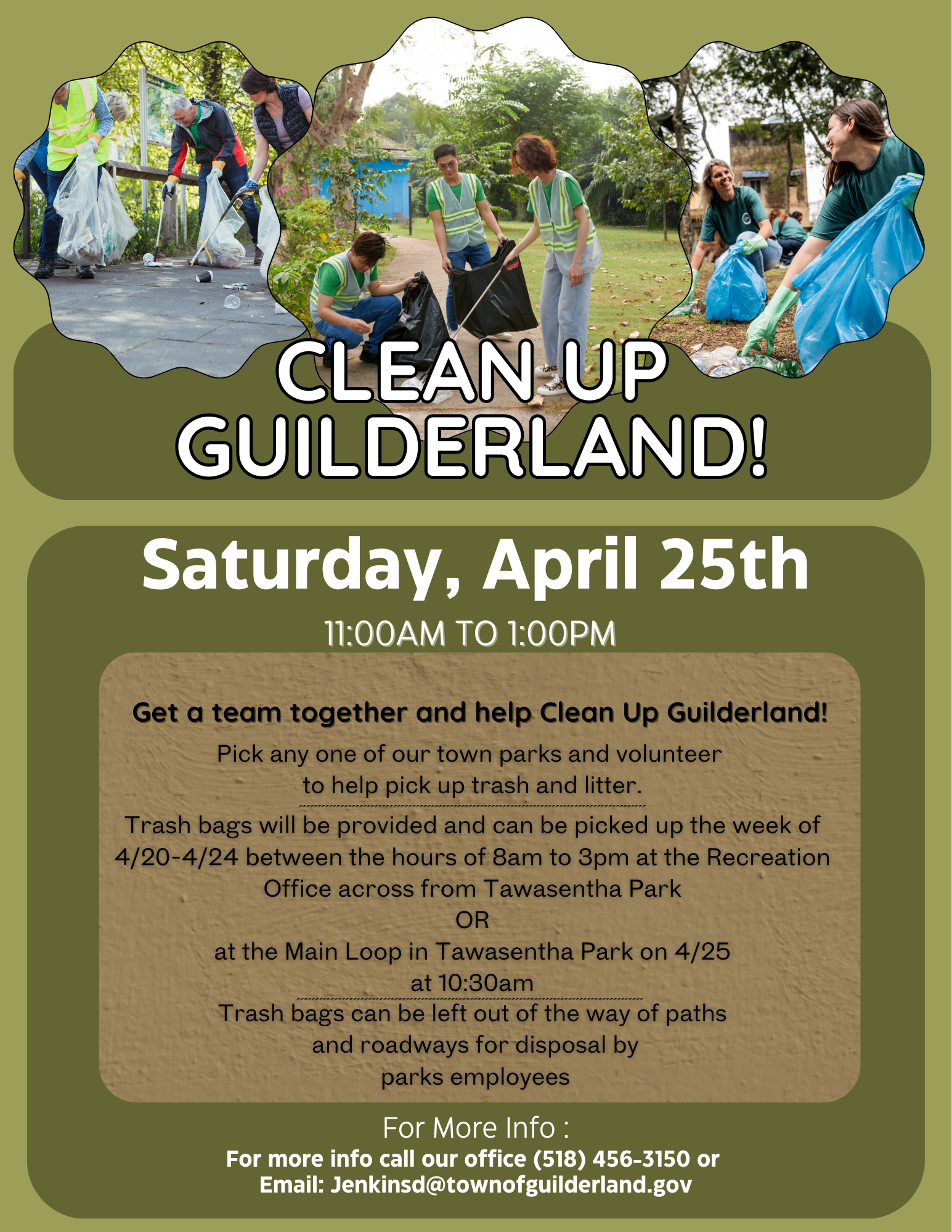Clean Up Guilderland Flyer 2026